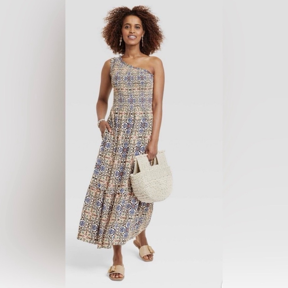 Knox Rose One-Shoulder Midi Dress